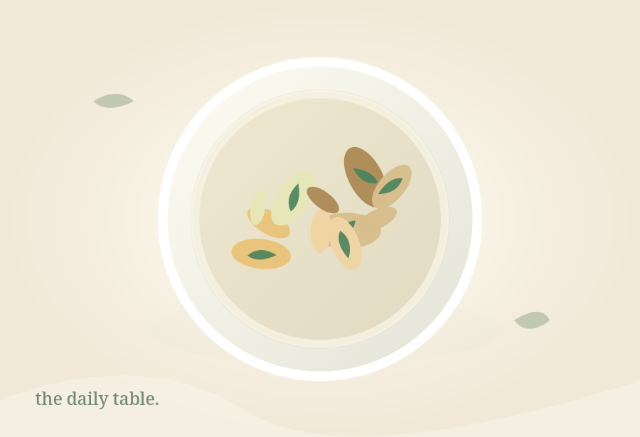 Original stylized illustration inspired by Greek yogurt, oats & banana